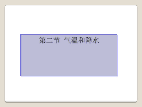 地理七年级上册 第四章第二节_气温和降水