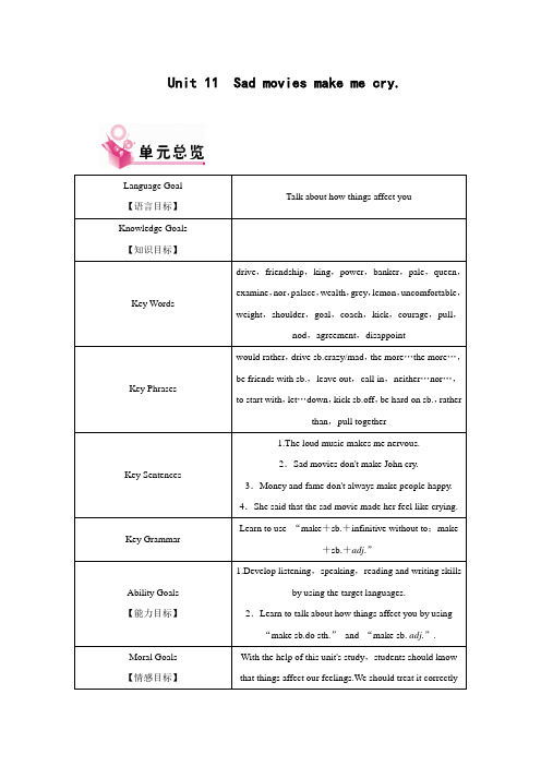 最新人教版英语九年级下册教案全册