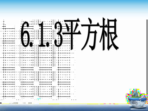 人教版数学七年级下册平方根课件2