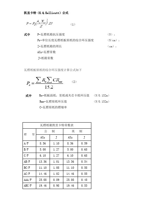 抗压强度计算公式