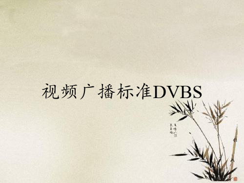 视频广播标准DVBS