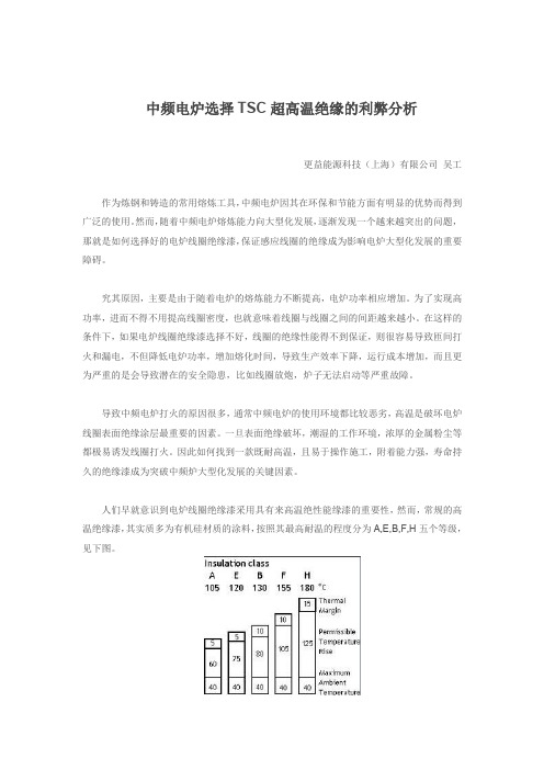 中频电炉选择TSC超高温绝缘的利弊分析