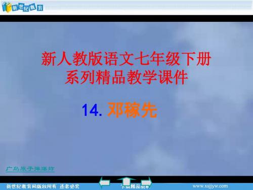 《邓稼先》超级实用精品资料包-1.ppt