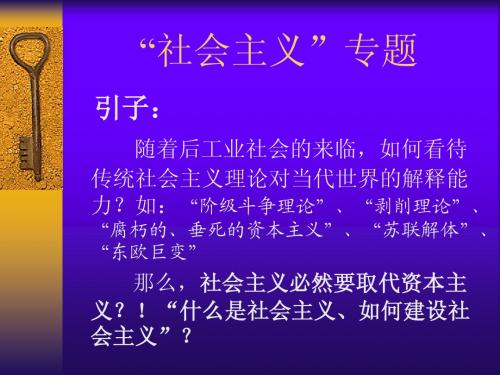 社会主义