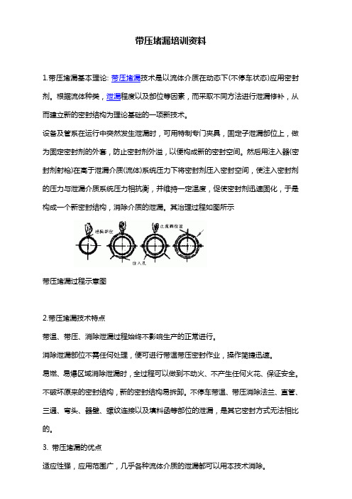 带压堵漏培训资料