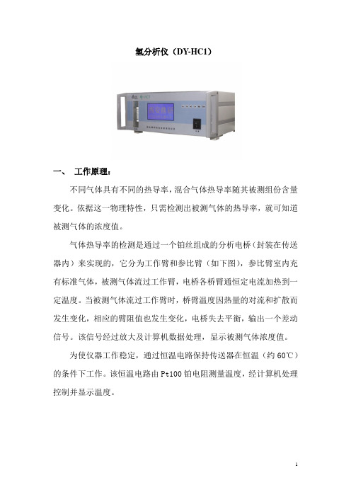 制氢设备氢气分析仪