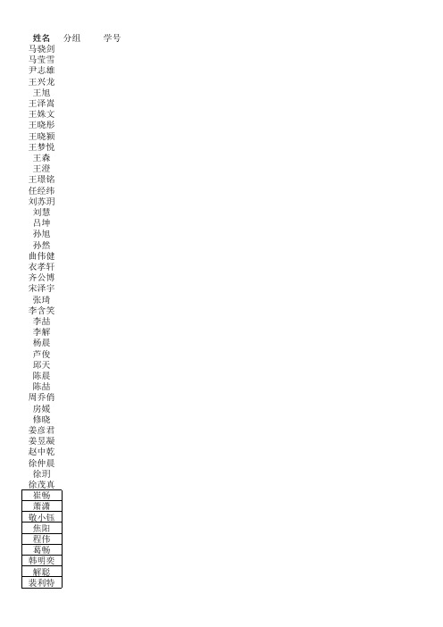 班级课堂随机点名器(换名字即可,注意需要启用宏)