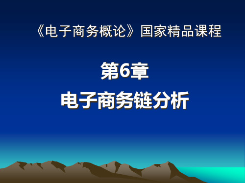 电子商务链分析(ppt 48页)