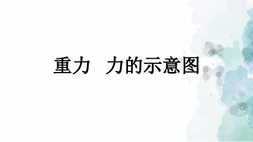 苏科版-物理-八年级下册-课件-8.2重力  力的示意图