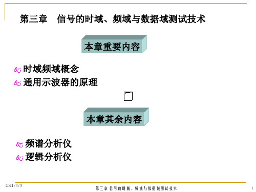 信号的时域、频域与数据域测试技术.ppt