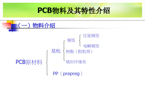 PCB材料及其特性介绍