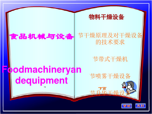 食品厂对干燥设备的技术要求(ppt 67页)