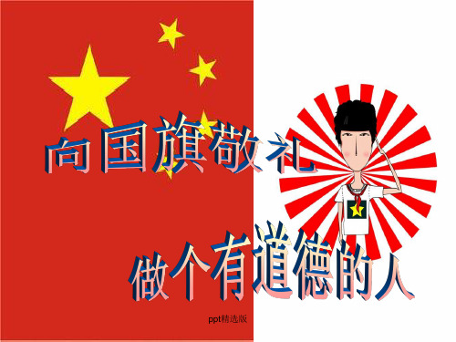 向国旗敬礼(1精)ppt课件