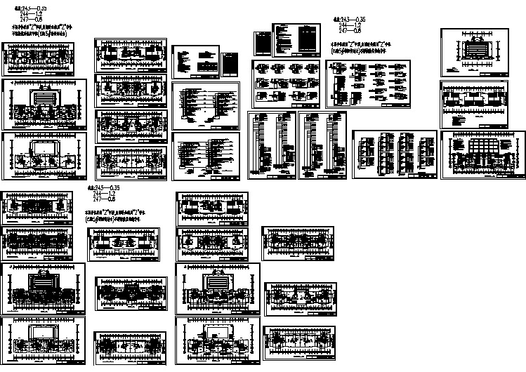 住宅楼电气设计图纸(DWG)