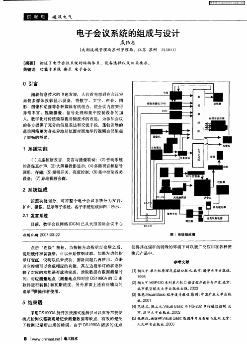 电子会议系统的组成与设计