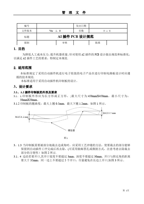 AI插件PCB设计规范