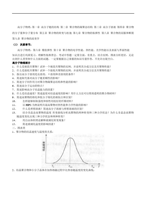 考研高分子化学及物理讲义..