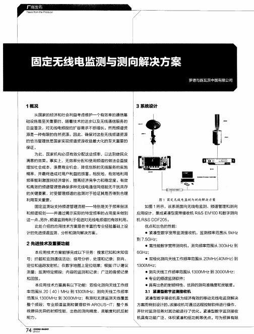 固定无线电监测与测向解决方案