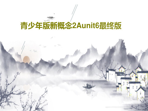 青少年版新概念2Aunit6最终版共69页文档