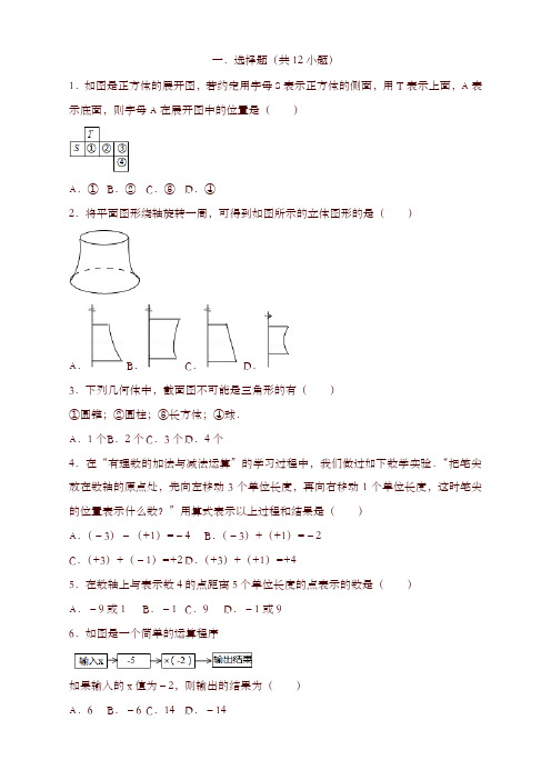 [精校版]2019年鲁教版六上数学期末试卷(六年级上册)