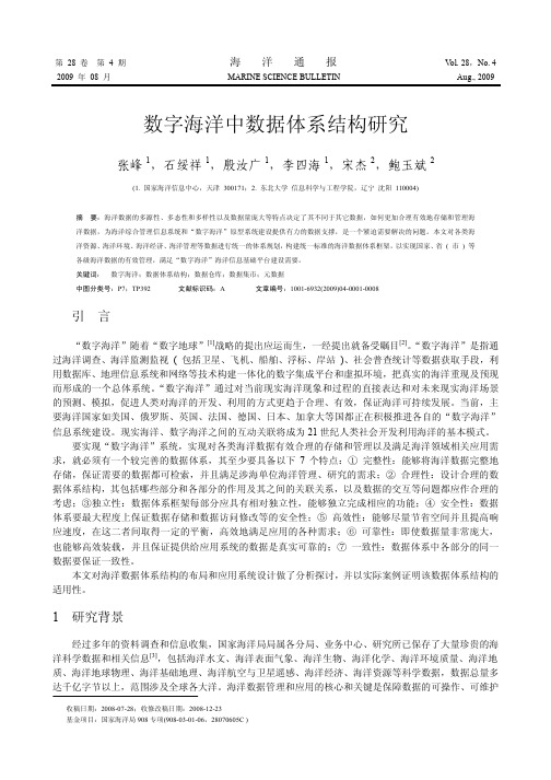数字海洋中数据体系结构研究