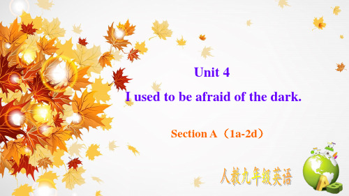 九年级英语上册Unit4 section A 1a-2d