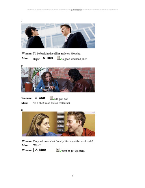 Oxford Online Placement Test 6精编版