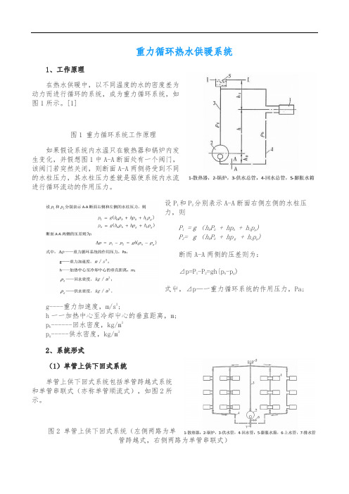 重力循环热水供暖系统