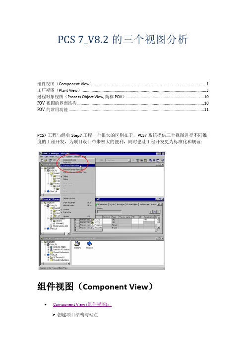 PCS 7_V8.2的三个视图讲解(工程师培训)