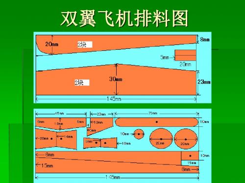 双翼飞机制作ppt