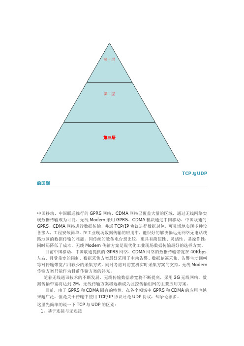 TCP与UDP的区别