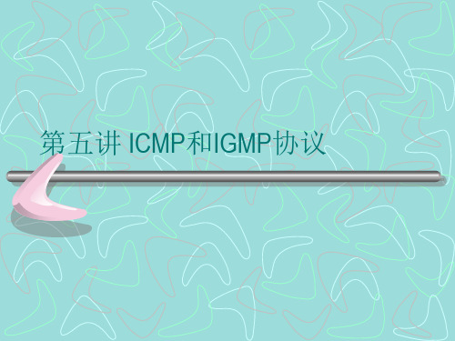 ICMP和IGMP协议