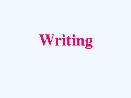 人教版必修二Unit 3《Computers Writing》ppt课件