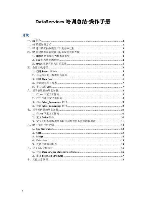 SAP DataService-中文操作手册