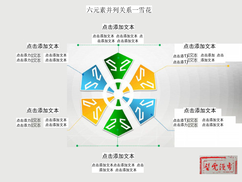 好看的并列递进逻辑关系PPT图表