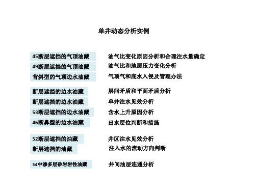 单井动态分析实例