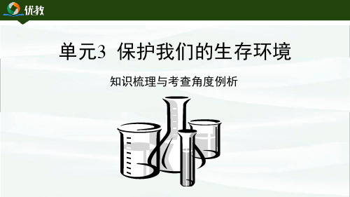 科普版化学九年级下册_《保护我们的生存环境》知识梳理与考查角度例析