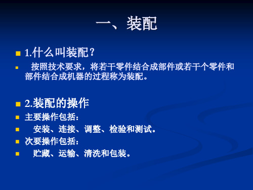 常见零件拆装培训.ppt