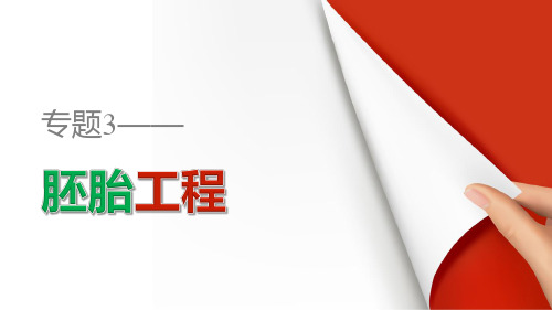 2015-2016学年高二生物人教版选修3课件：专题3 3.3 胚胎工程的应用及前景