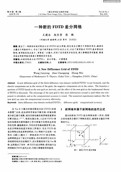 一种新的FDTD差分网格