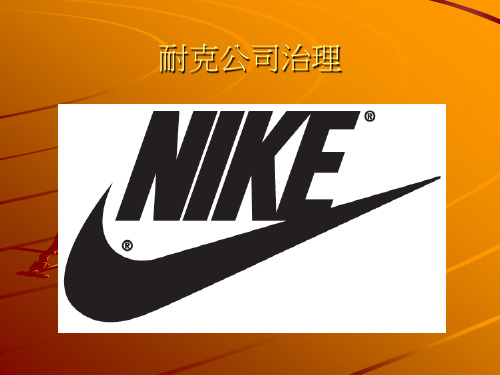 NIKE公司治理完整版