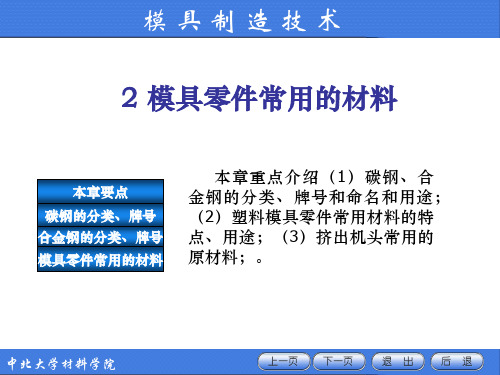 模具零件常用的材料