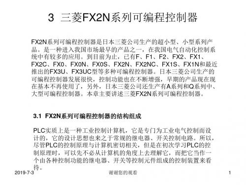 三菱FX2N系列可编程控制器.pptx