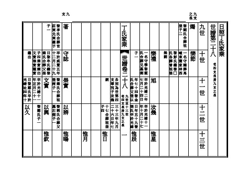 28 世谱卷28