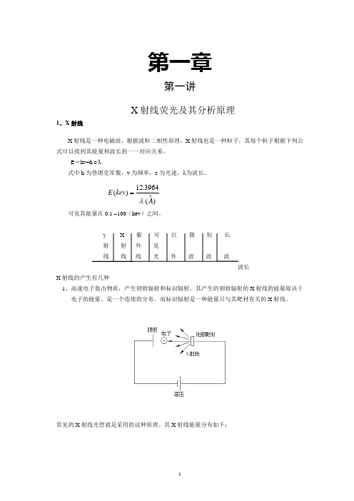 X射线的基本原理