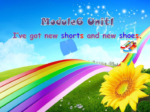 外研社版(一起)三年级上册英语 Module 6 Unit 1 I‘ve got new shorts and new shoes.课件