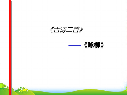 二年级语文下册课文11古诗二首教学课件2新人教版