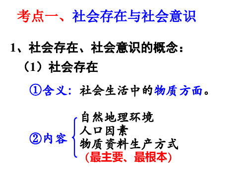 物质资料的生产方式是人类社会存在和发展的基础运用生