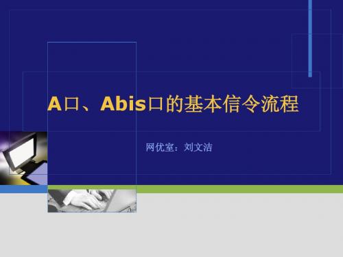 ABIS、A口培训文档