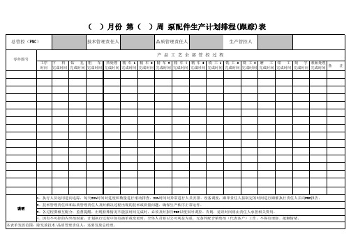 生产计划排程表21710